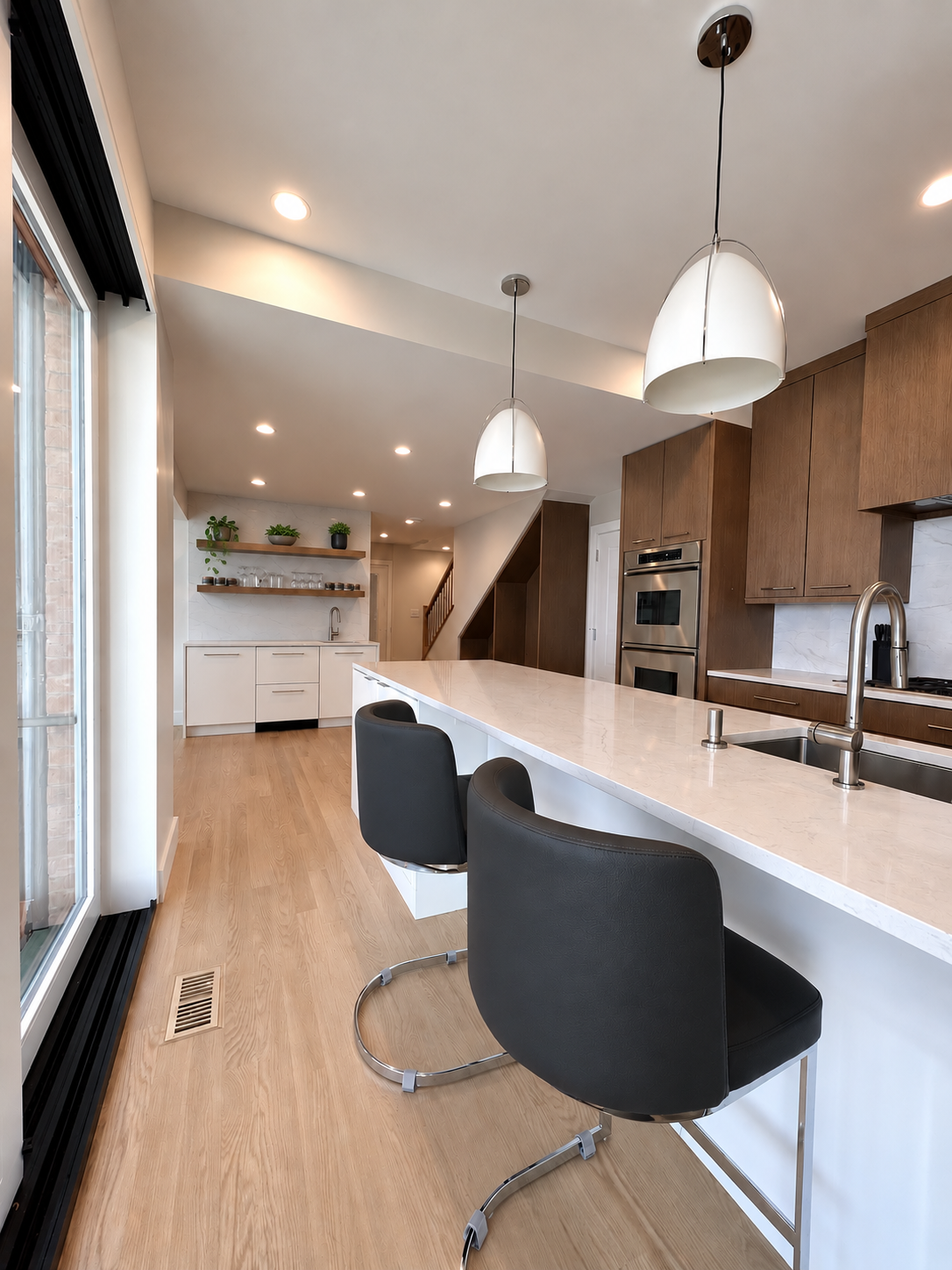 lakefront kitchen stools at east side of island.png