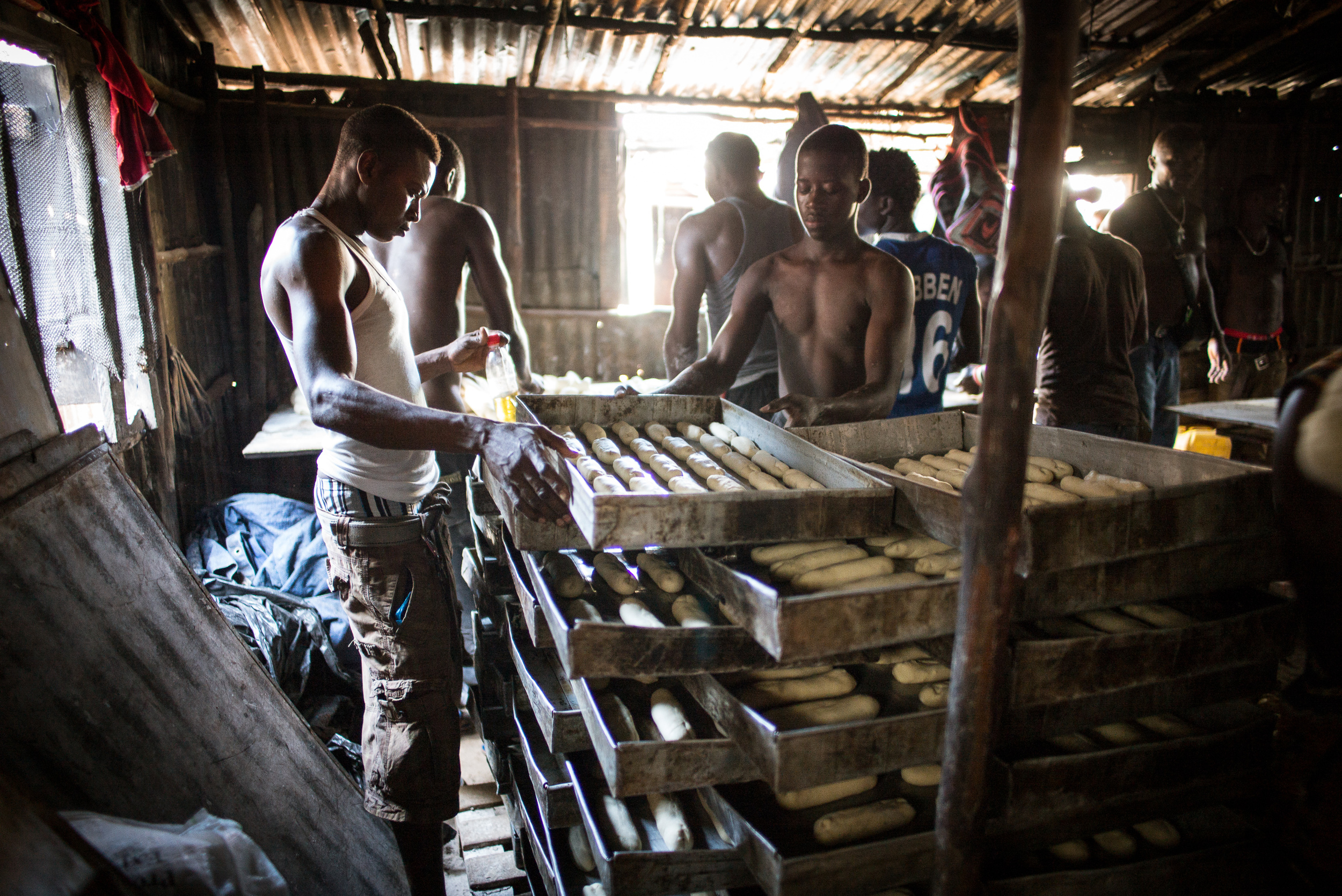 Kroo Bay, Freetown, Sierra Leone.