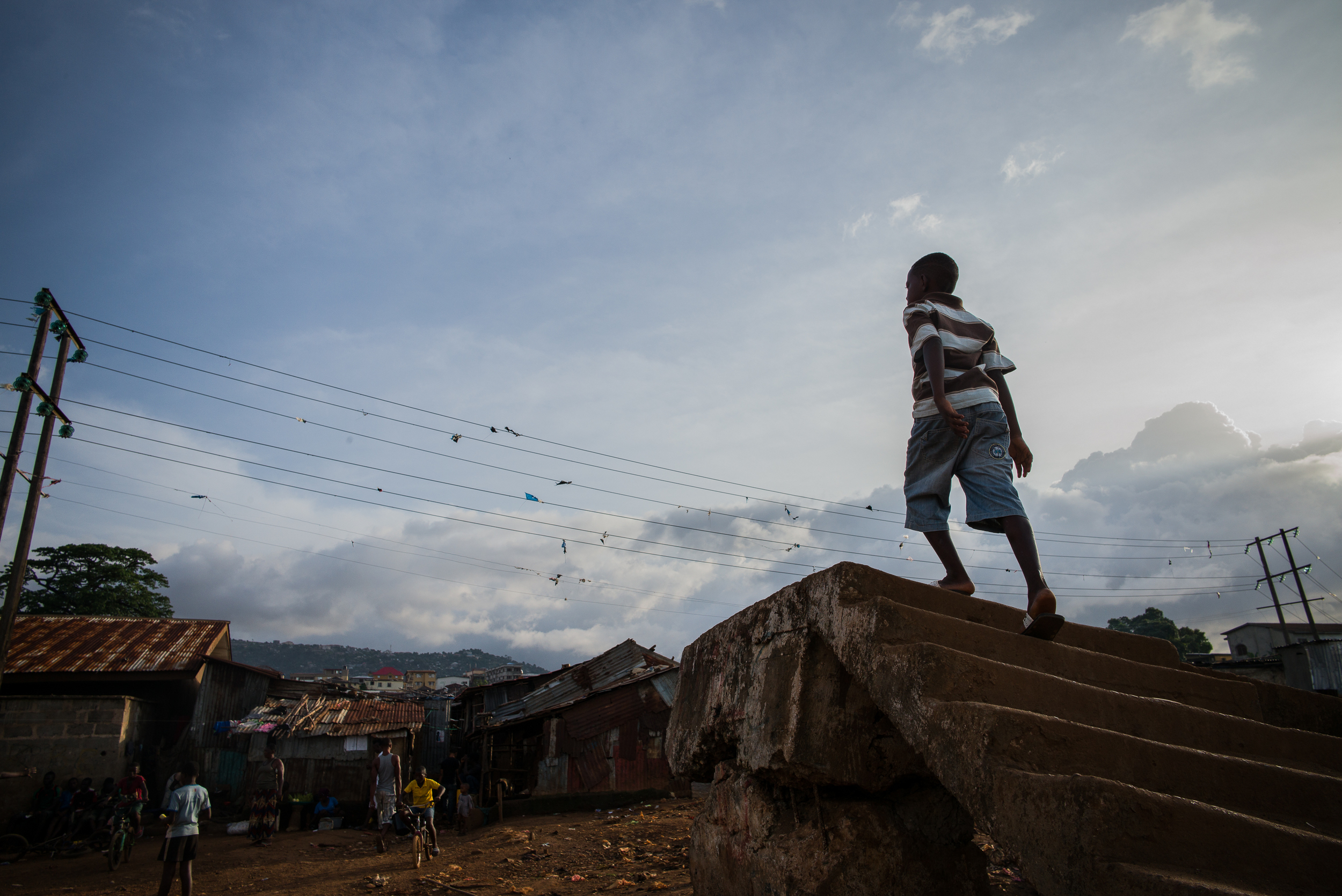 Kroo Bay, Freetown, Sierra Leone.