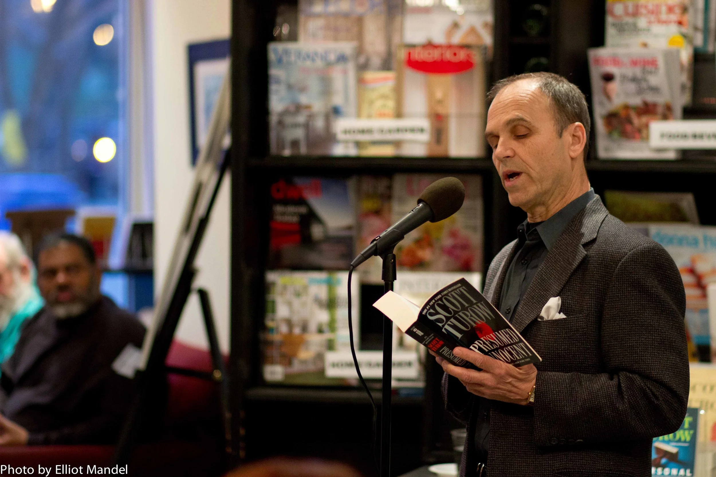 Scott Turow reading from Presumed Innocent.