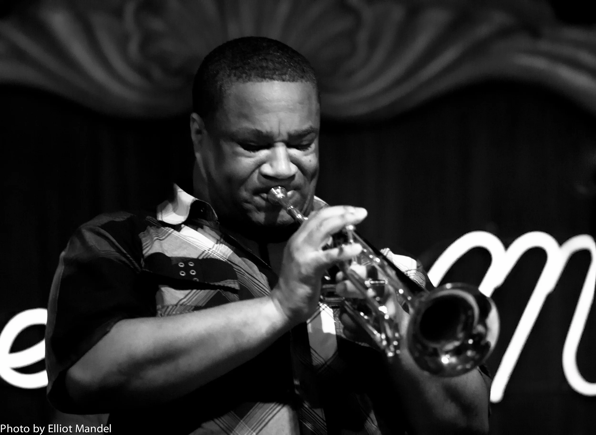 Pharez Whitted blows a mean trumpet at the Green Mill.