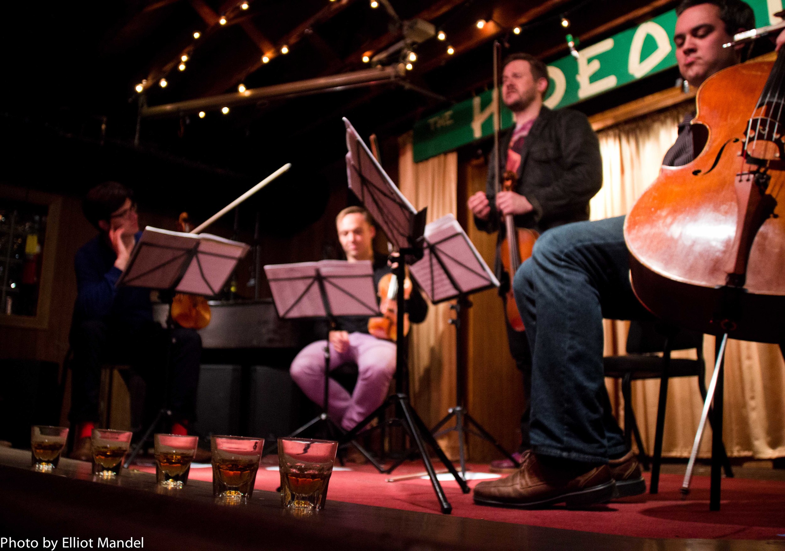  Whiskey shots with Spektral Quartet 