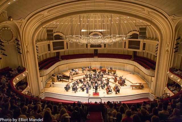  Orchestra Hall at Symphony Center - what a view! 