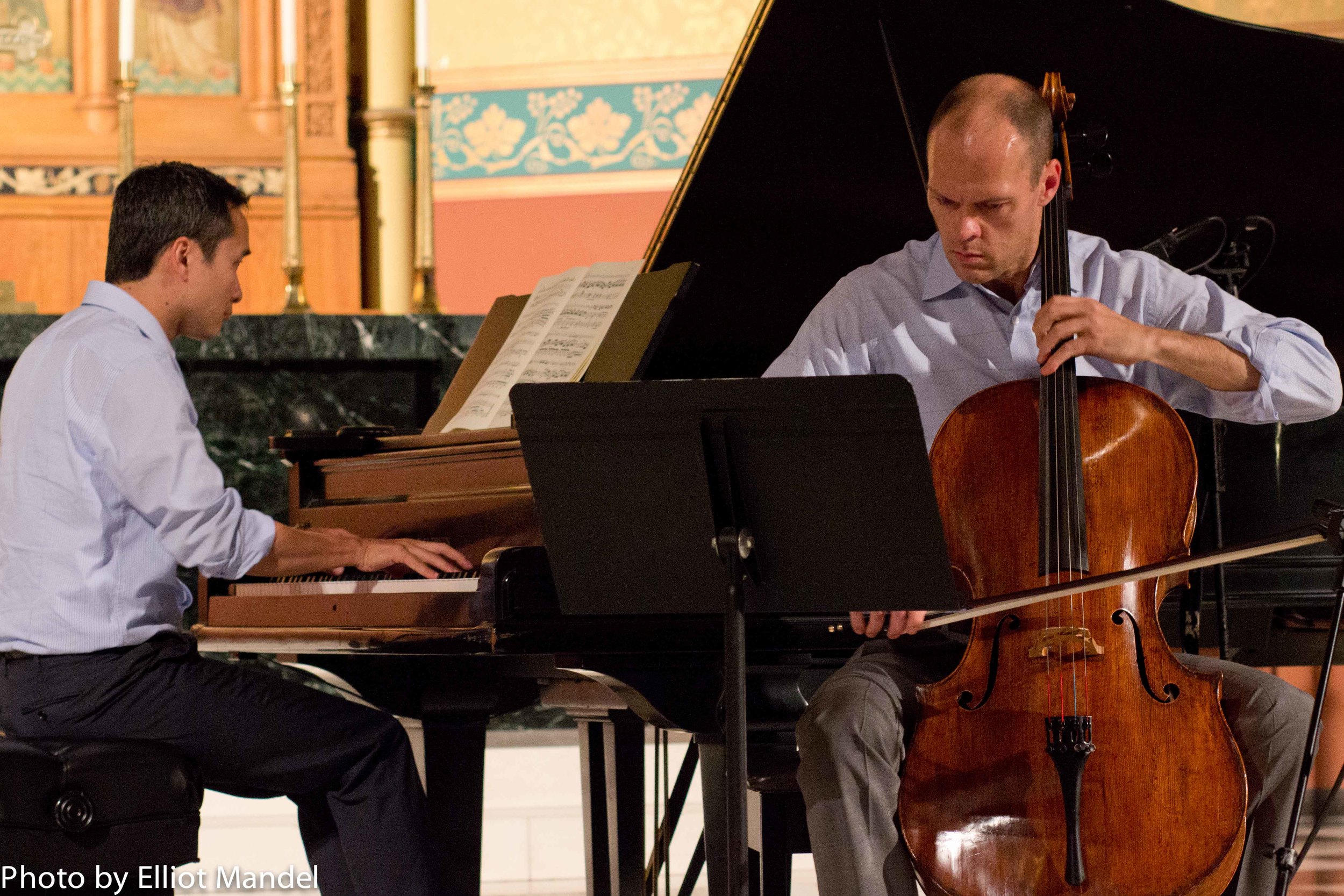  Brant Taylor and Kuang-Hao Huang play Beethoven. 