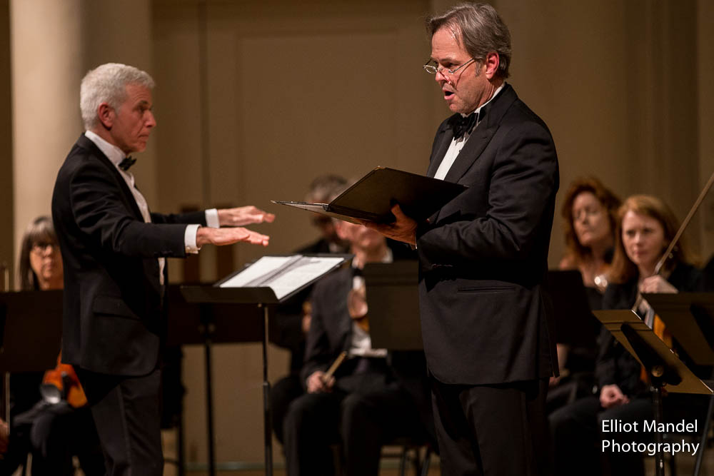 Conductor Richard Webster and Douglas Anderson