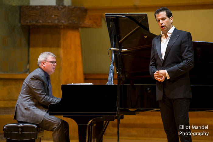  Bass-baritone Luca Pisaroni with pianist Craig Terry. 