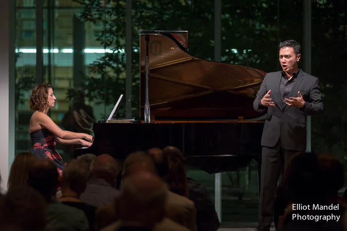 Tenor Nicholas Phan and pianist Shannon McGinnis.