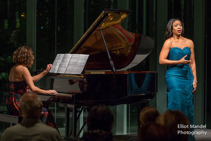  Soprano Laquita Mitchell and pianist Shannon McGinnis. 