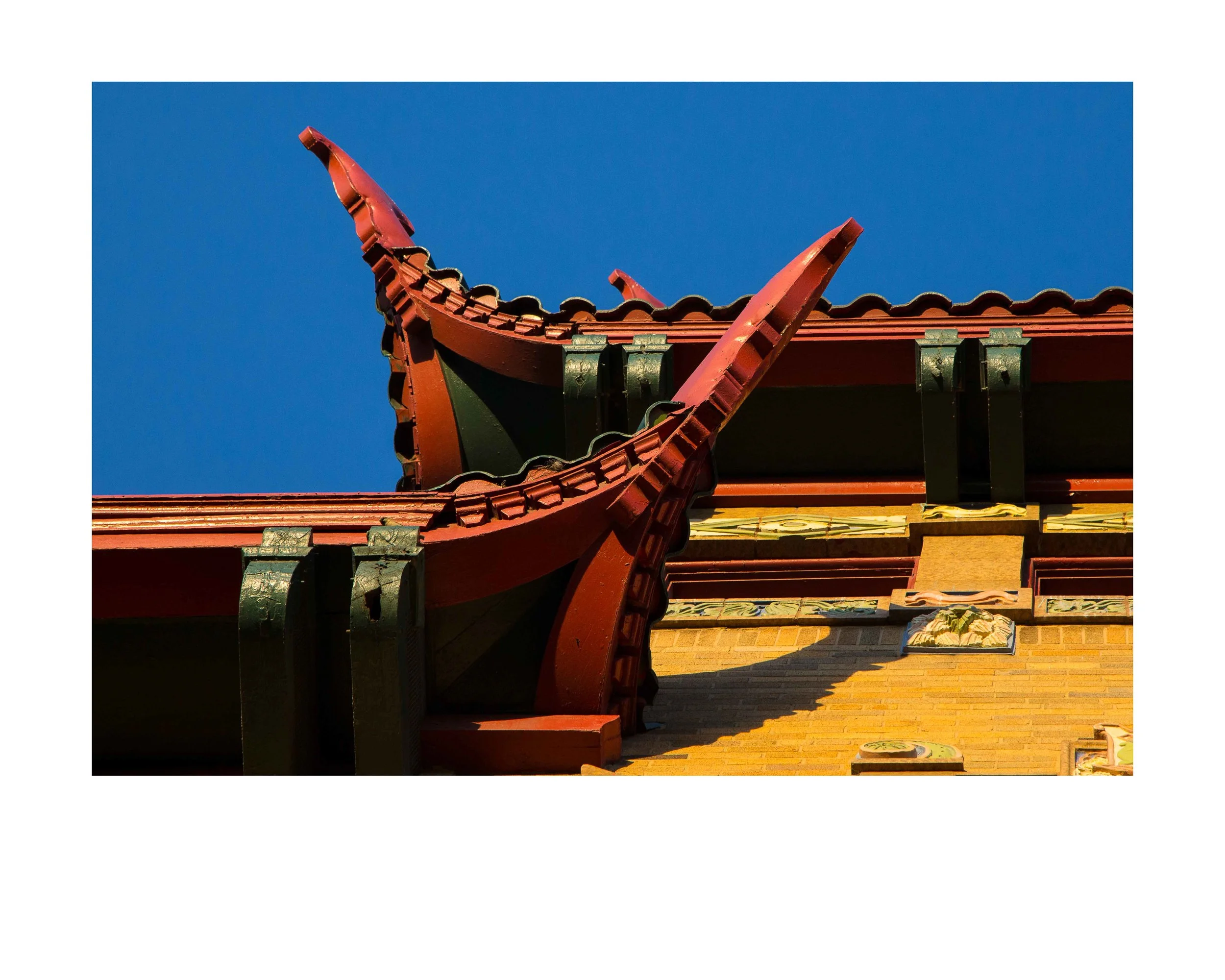 Pui Tak Center Detail. 16x20 framed. $150