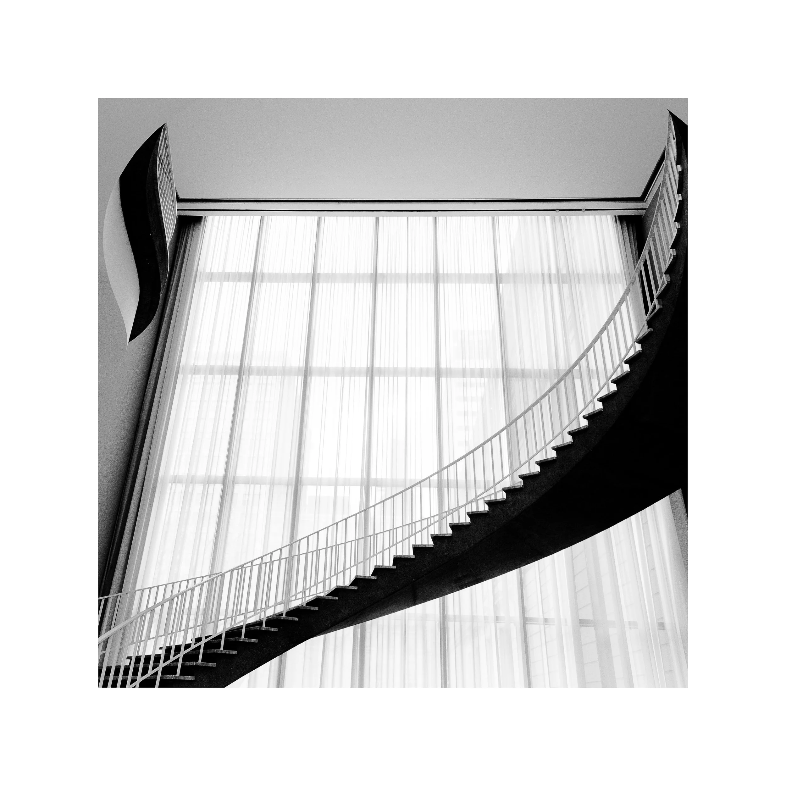 Art Institute Staircase Study. 12x12 framed. $75. 