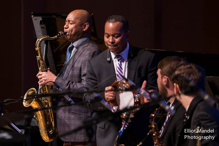  Branford Marsalis, Victor Goines with the Northwestern Jazz Band 