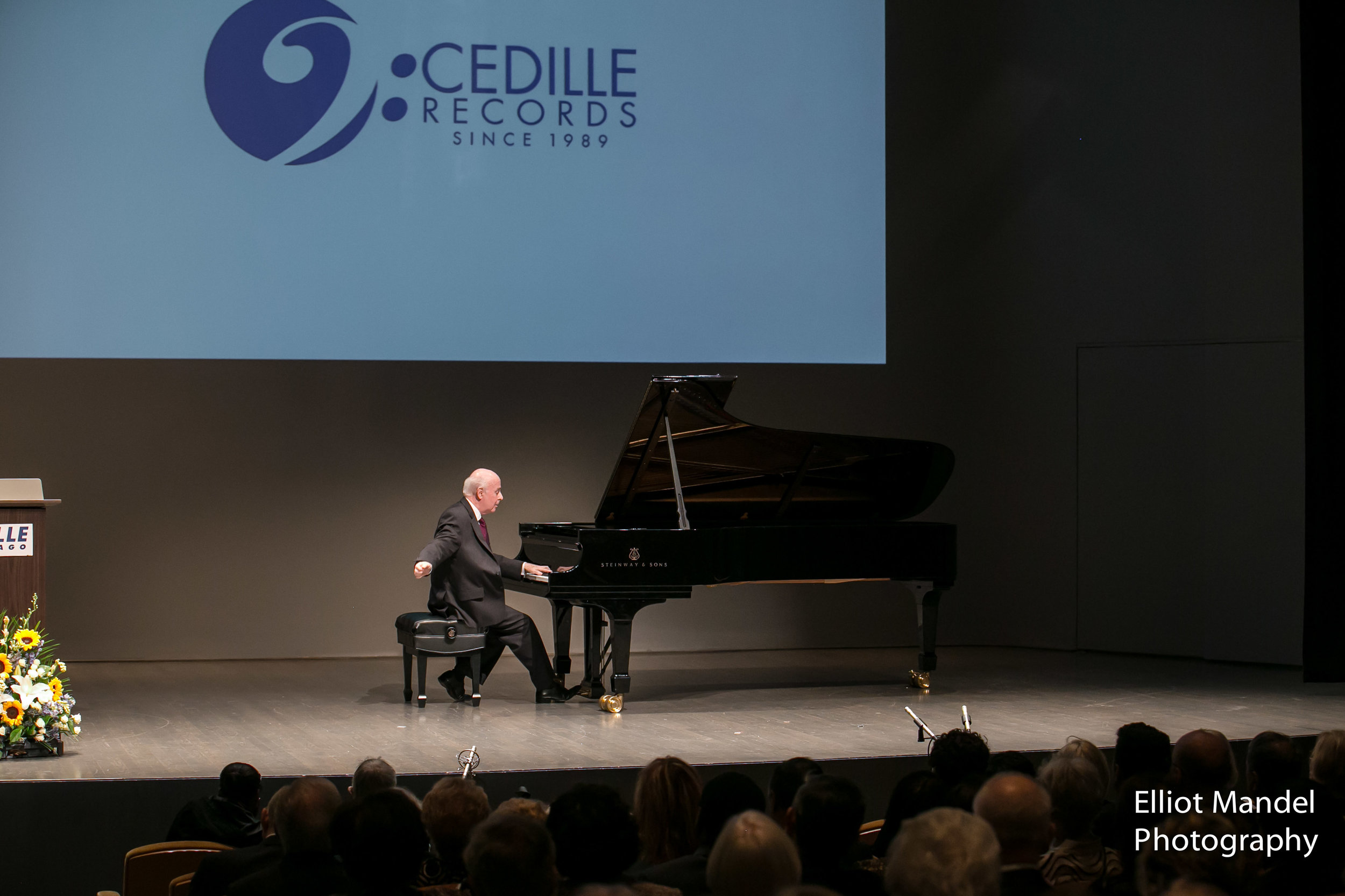  Jorge Federico Osorio plays Brahms for the Cedille Records gala.&nbsp; 