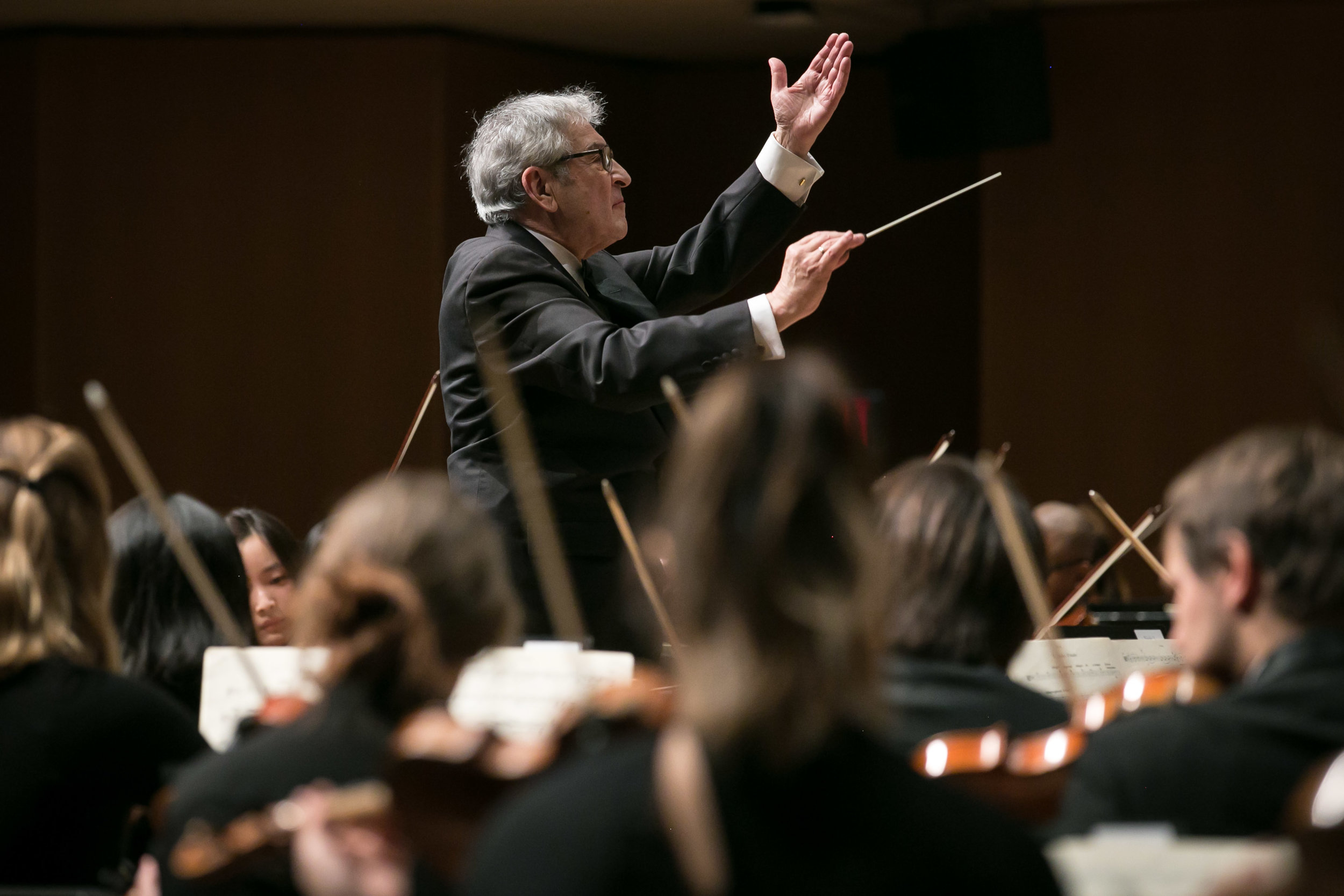  Victor Yampolsky and the Northwestern University Symphony Orchestra, February 3, 2018.&nbsp; 