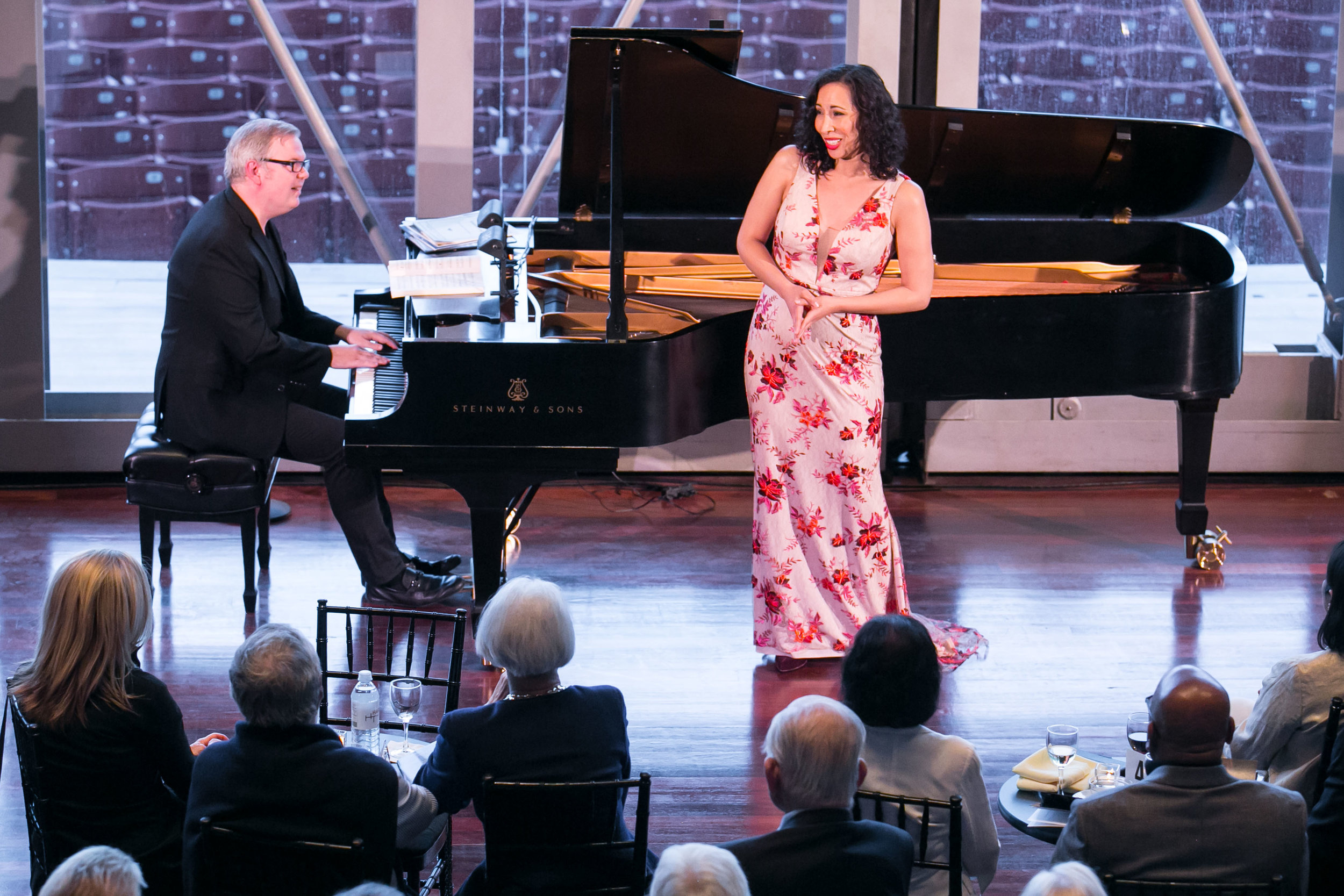  Nicole Cabell and Craig Terry for Harris Theater’s “Beyond the Aria.” 