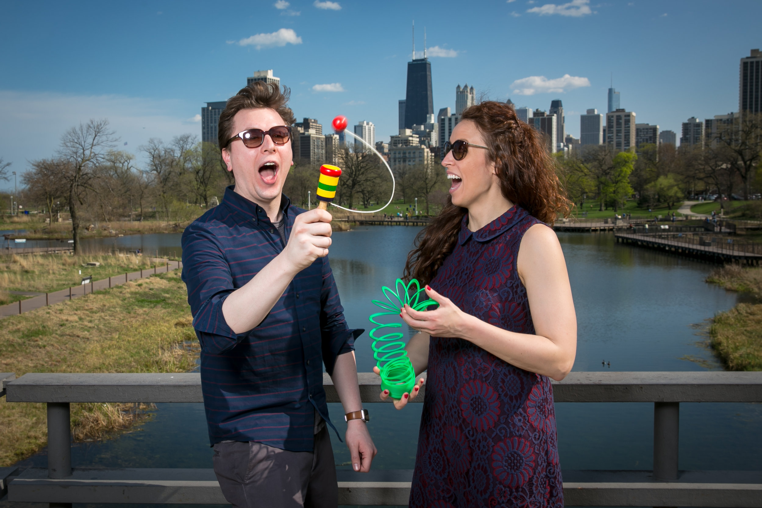 Engagement silliness.