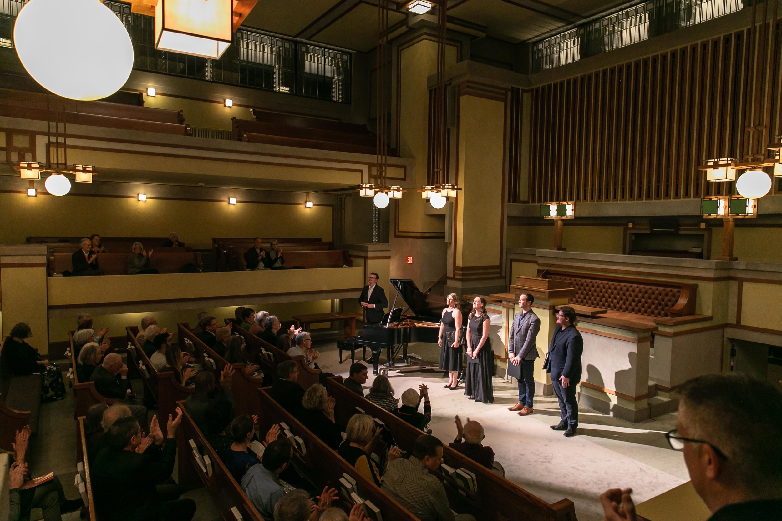 Fourth Coast Ensemble opens its 5th season in Frank Lloyd Wright’s stunning Unity Temple (Nov 2, 2018).