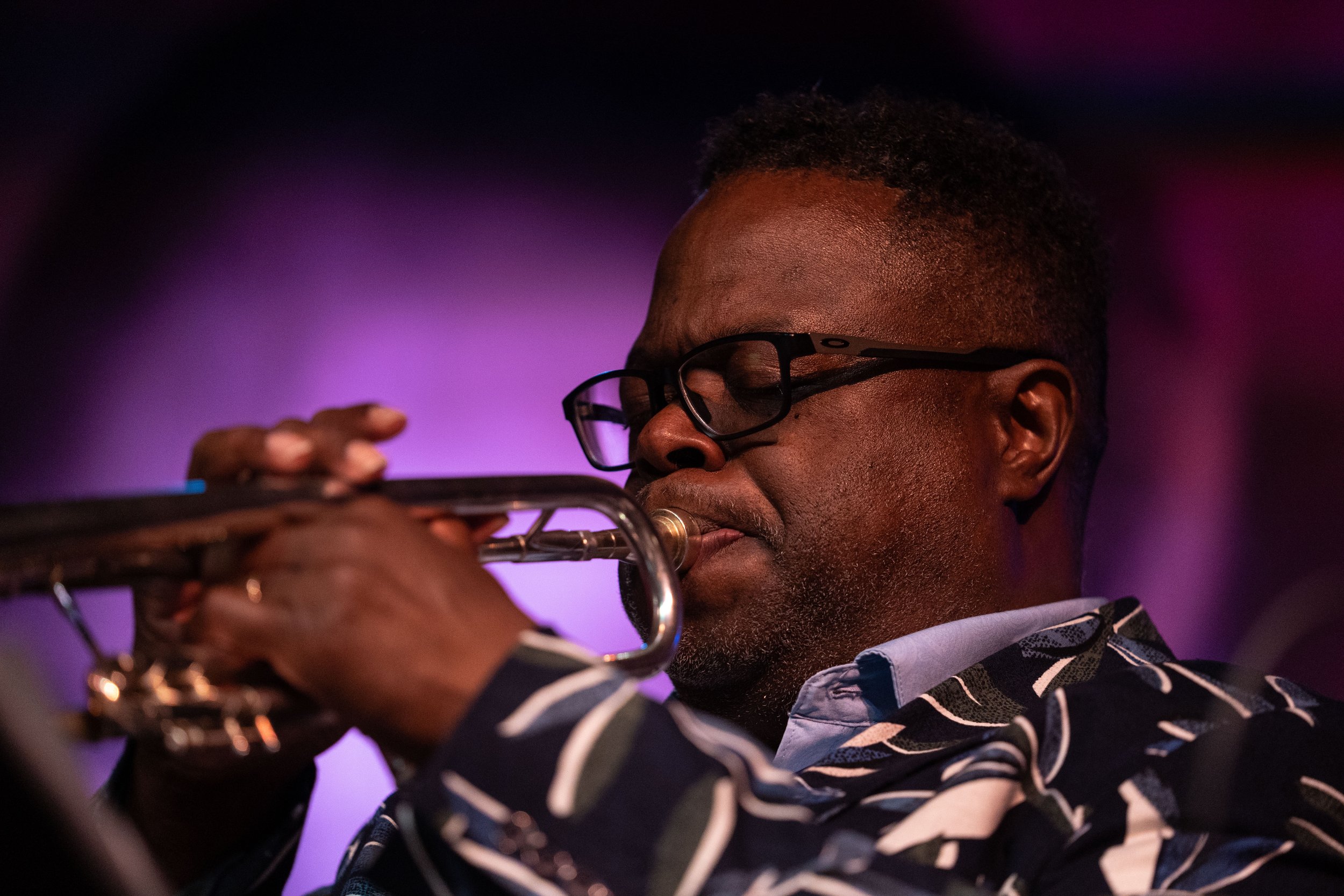  Jazz trumpeter and composer Orbert Davis performs at Jazz Showcase.  