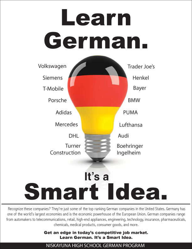 Reasons to Learn German! — Niskayuna High School German Program