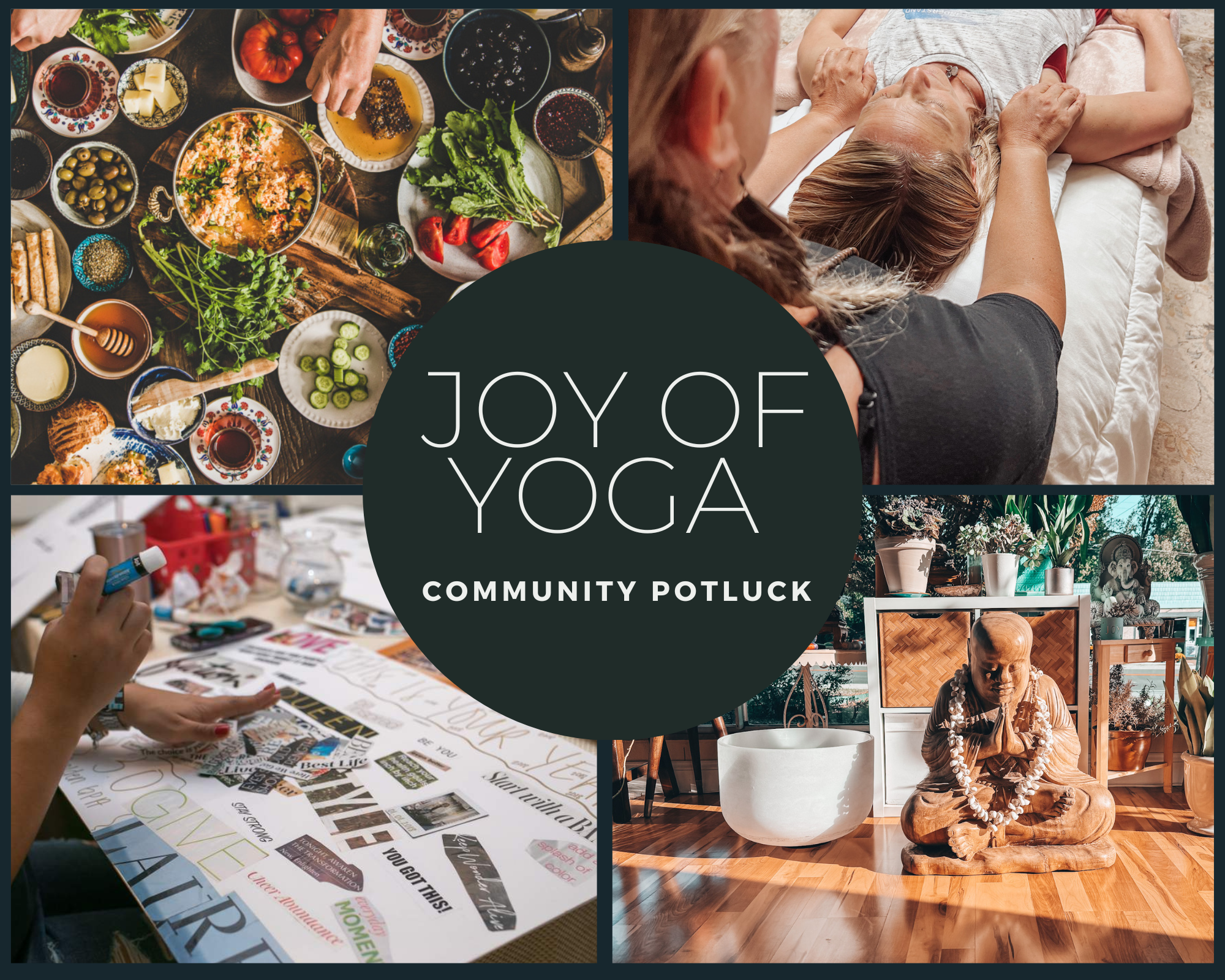 Community Potluck + Vision Board Creation Stations