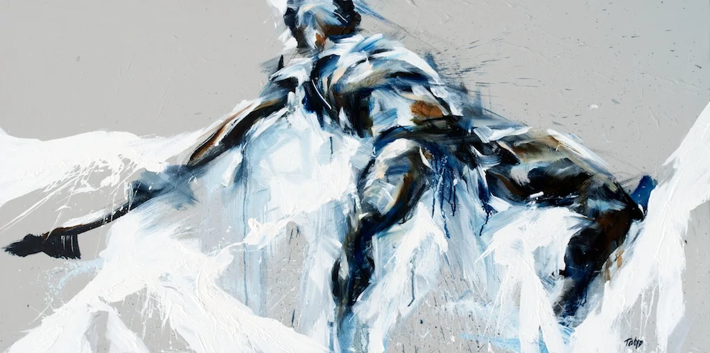 Decent | 48" x 24" | Oil on Canvas | Sold