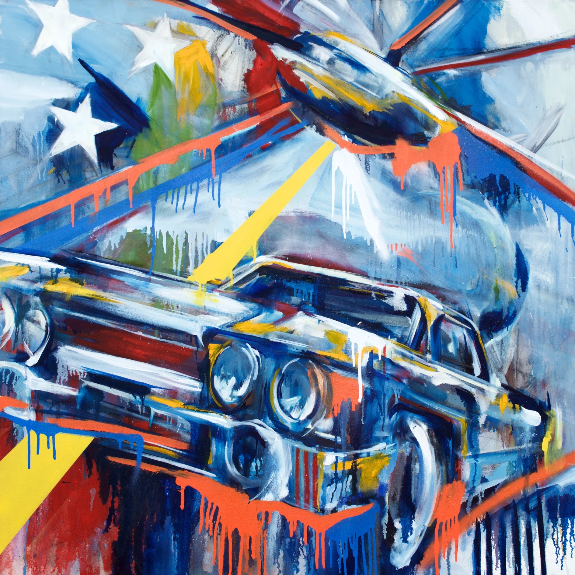 Scrutiny | 48" x 48" | Oil on Canvas | Request Pricing