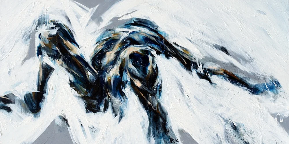 IMMERSION | 48" x 24" | OIL ON CANVAS | $950