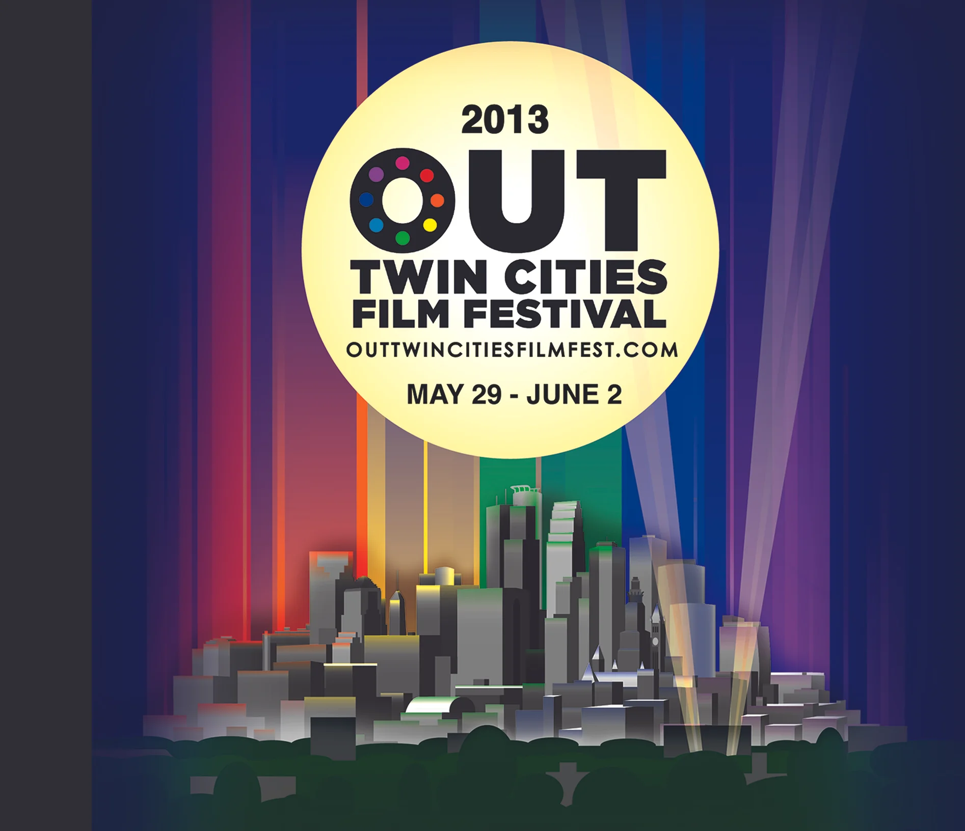 2013 Out Twin Cities Film Festival Official Poster Illustration