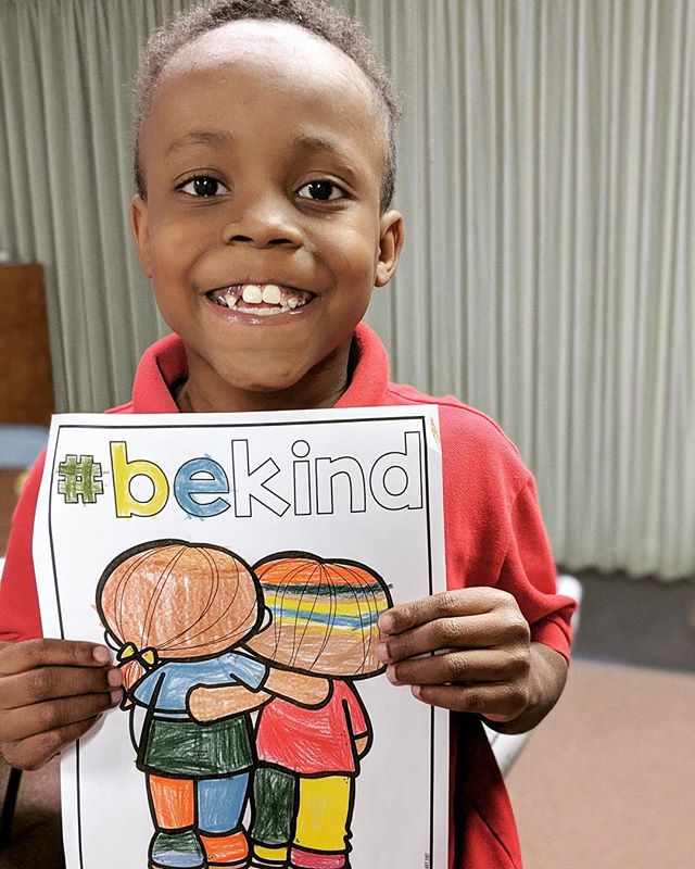 Staring off the week with a reminder from this sweet boy to be kind! It&rsquo;s easy to do and can make a world of difference!