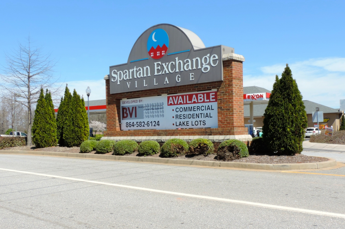 Spartan Exchange Village Entrance