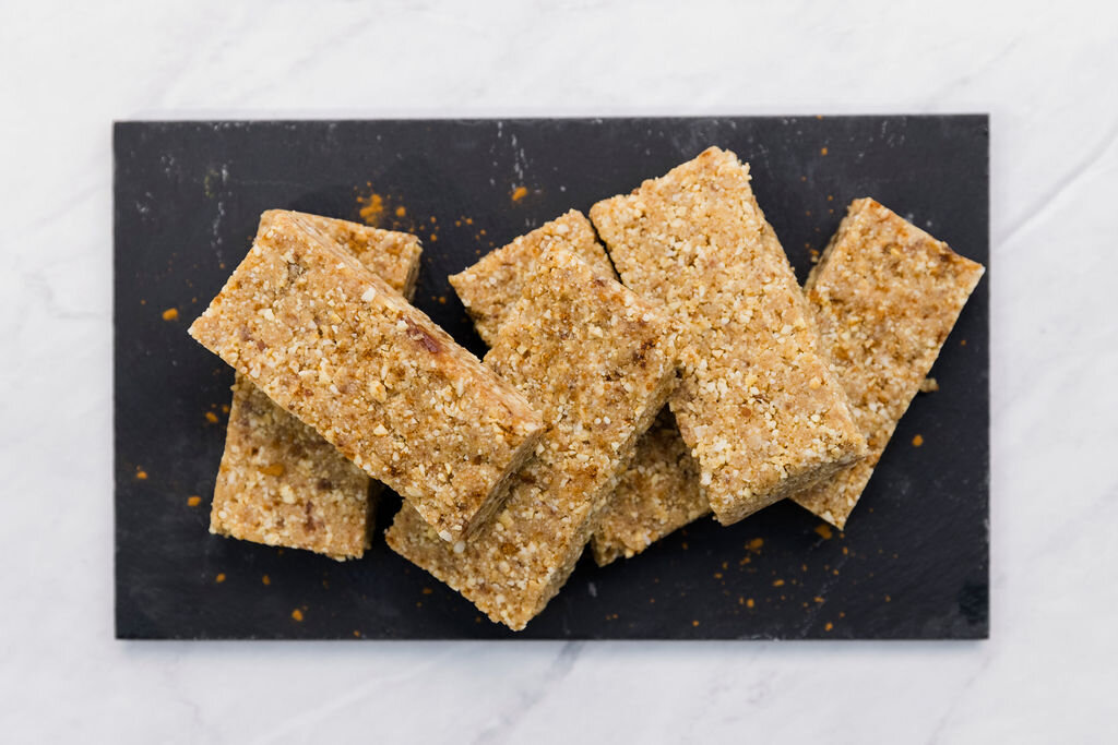 Lemony Toasted Cashew &amp; Date Bars 