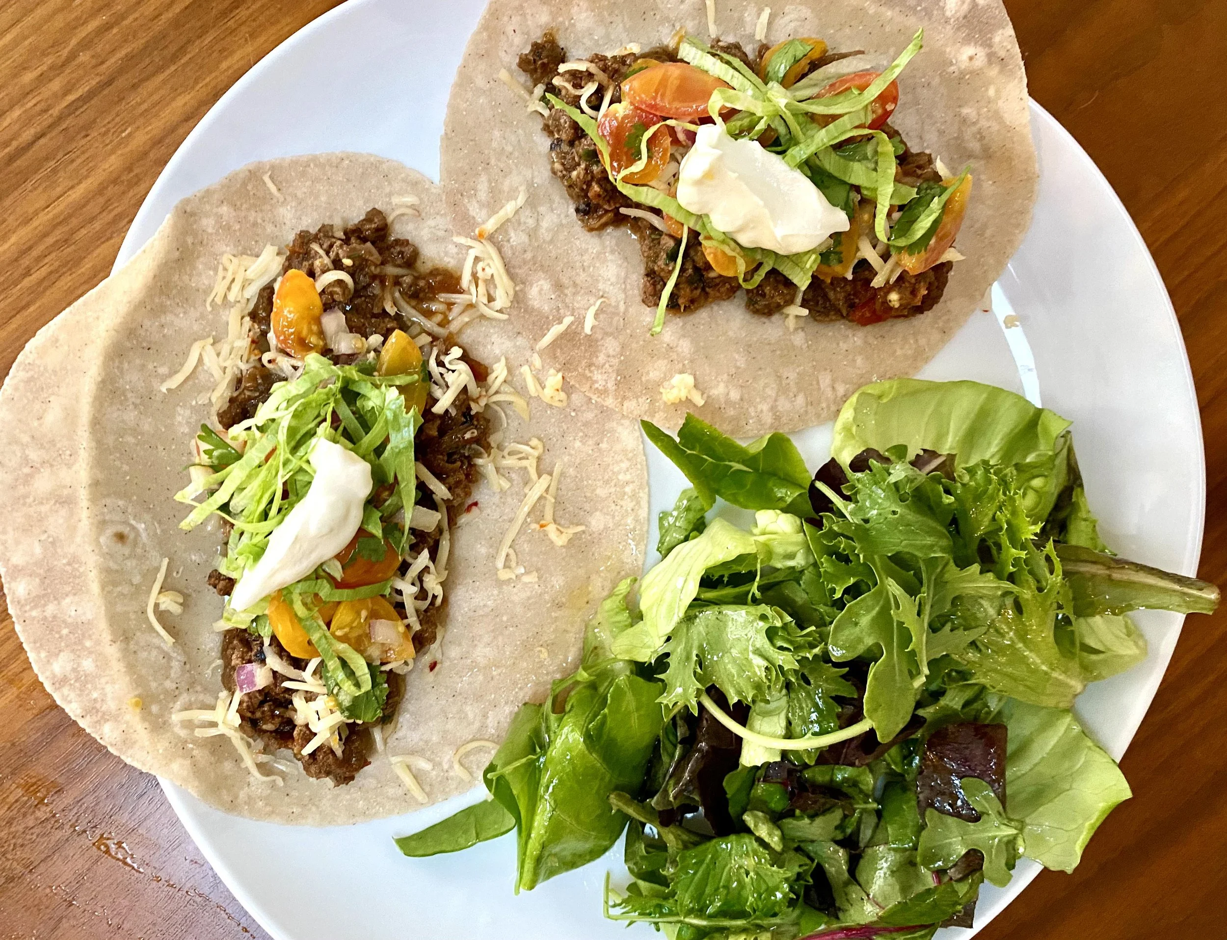 "Healthy Taco Bell" Ground Beef Tacos