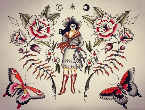 Girl with no face traditional pen and watercolor.jpg