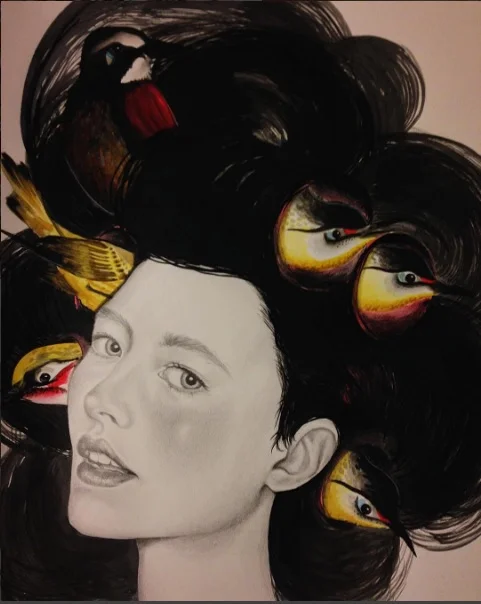 bird portrait hair rollers revisited.jpg