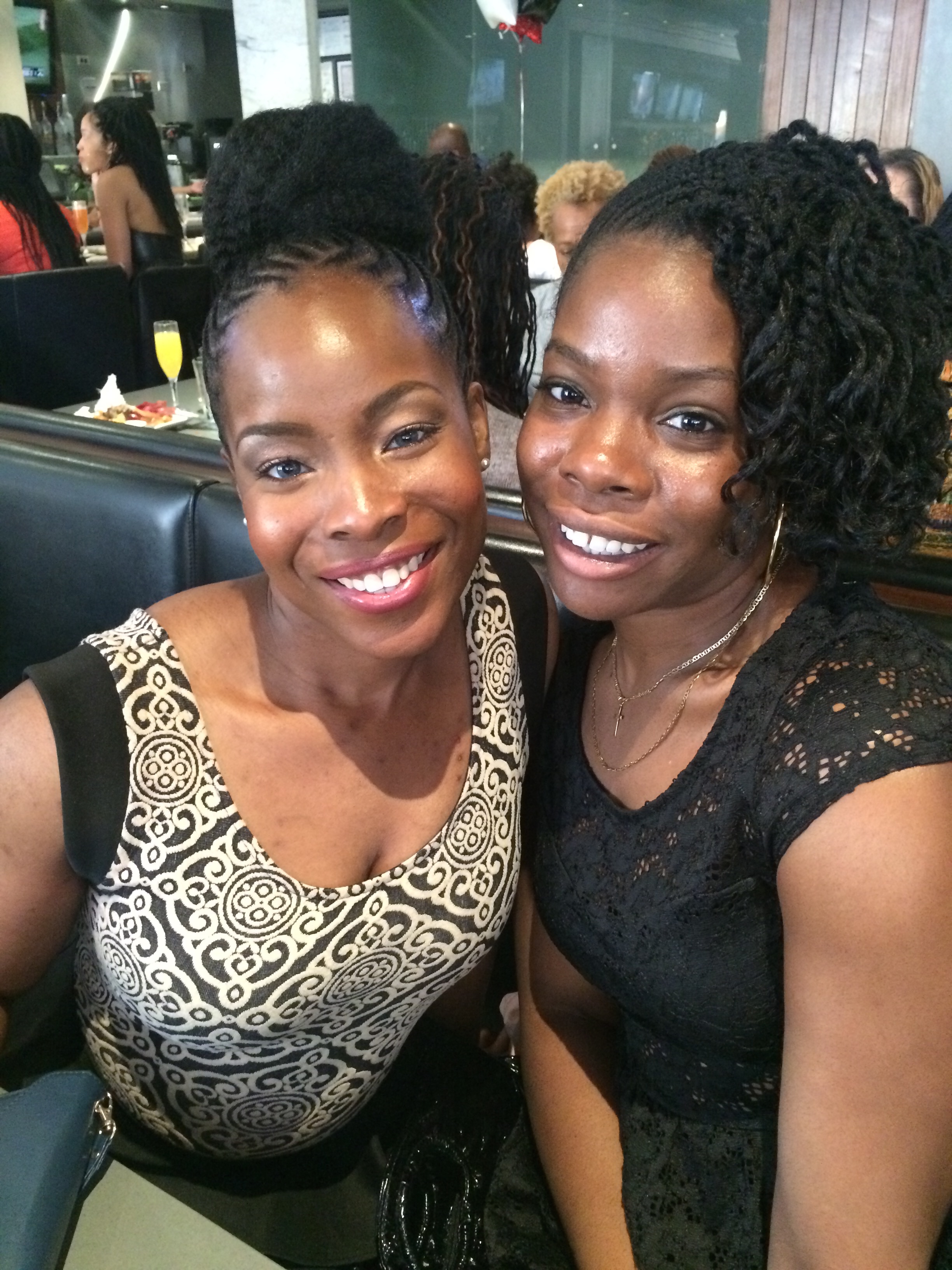 Braided Up-Do Marley Bun: Flat-Twist,Two-strand Twist, Flex Rod Curls 