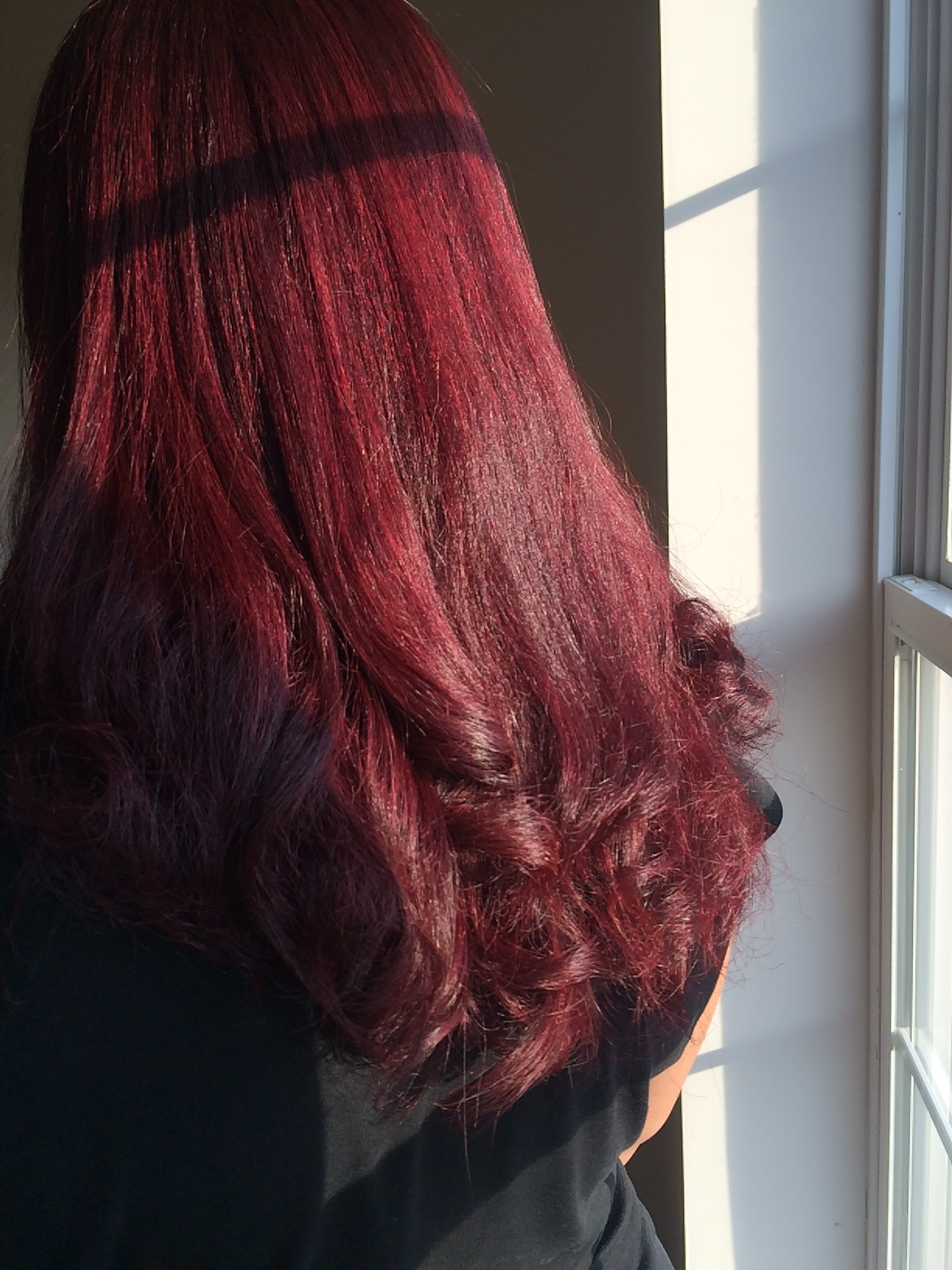 Dark Brown to Level 6 Red 