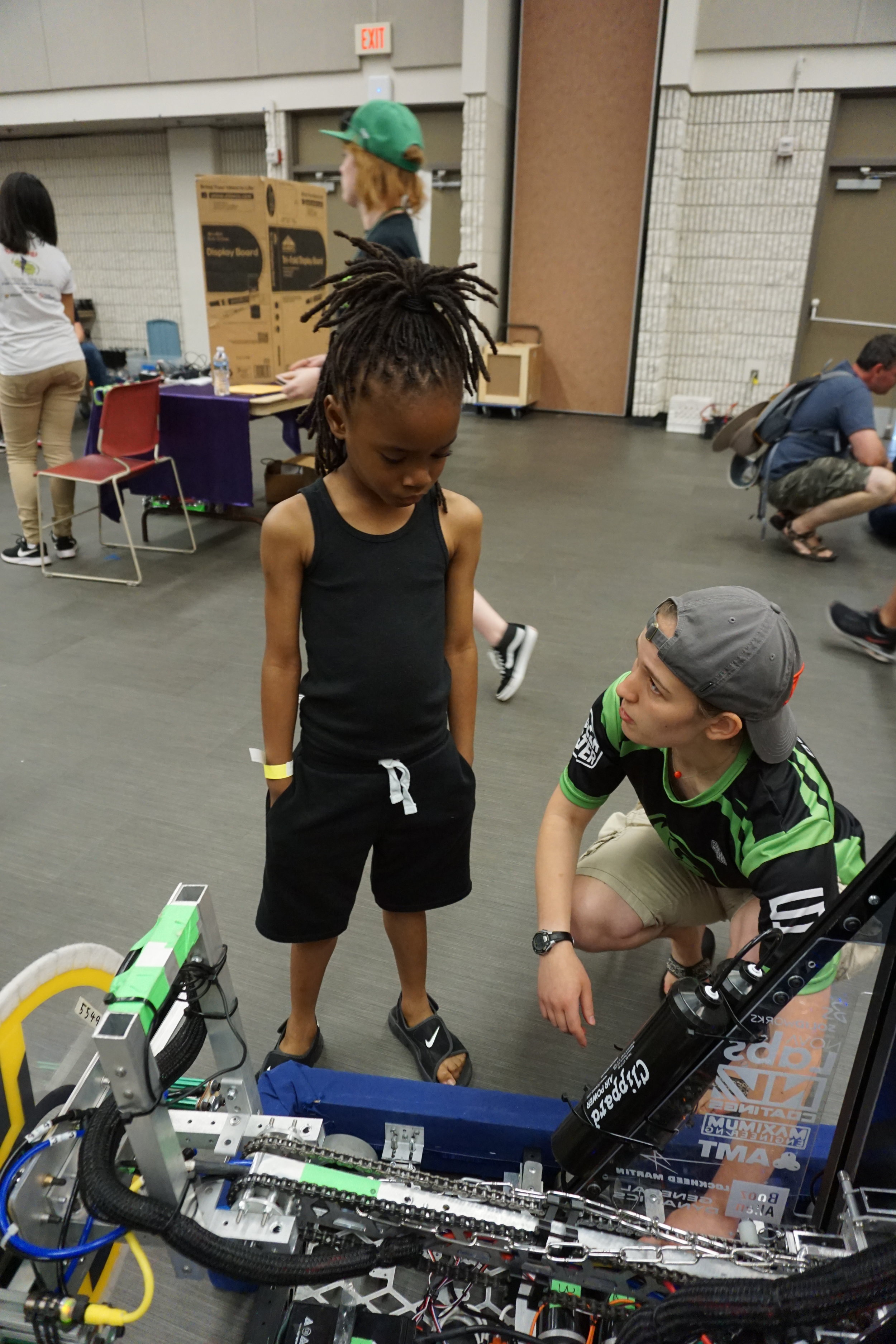 Learning about robots.