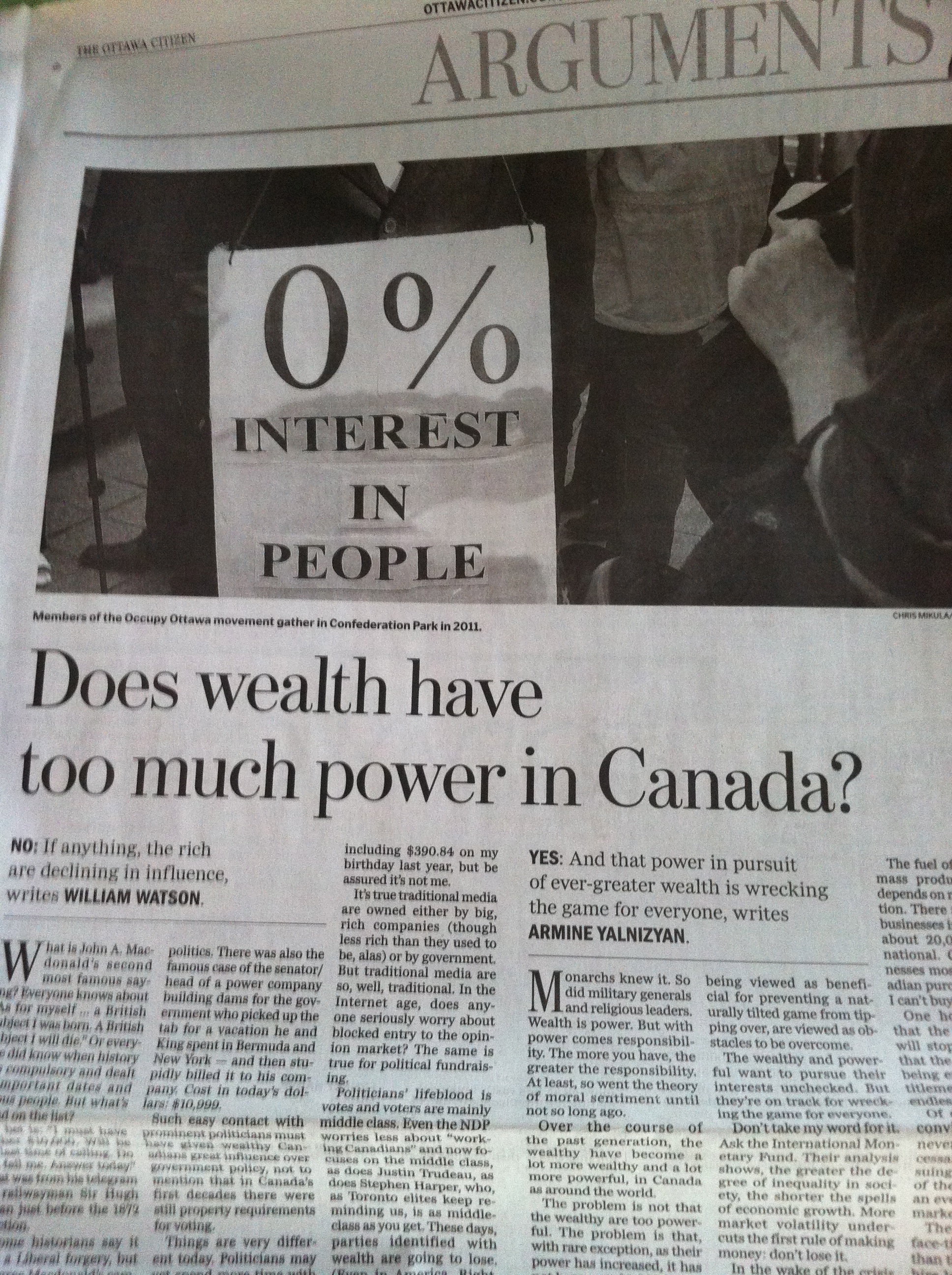 Ottawa Citizen Article. You're welcome, jerks!