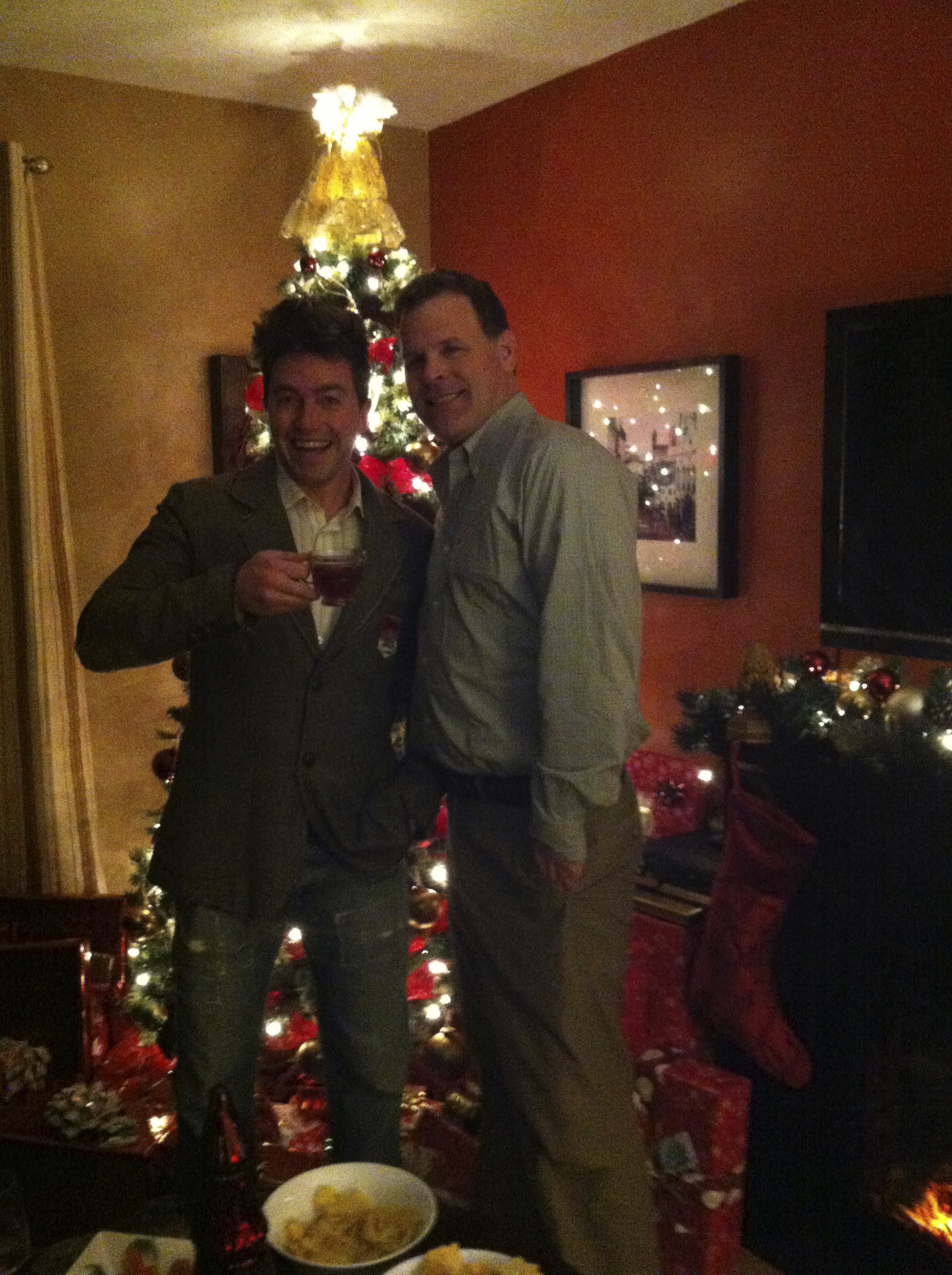 Me and Minister of Foreign Affairs John Baird enjoying the Yuletide…whatever the fuck that means