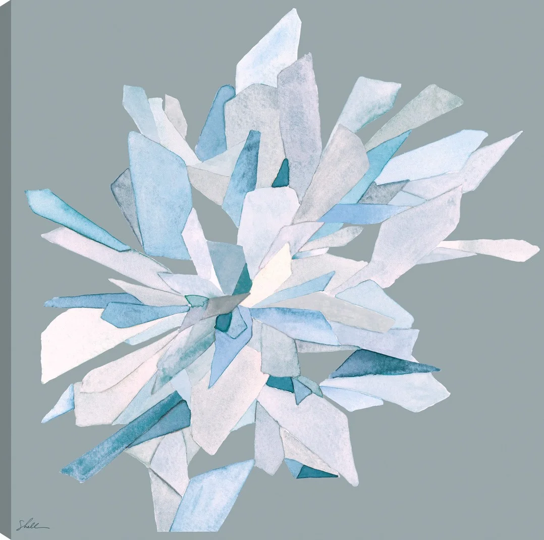 Crystal Bloom 3 on Canvas