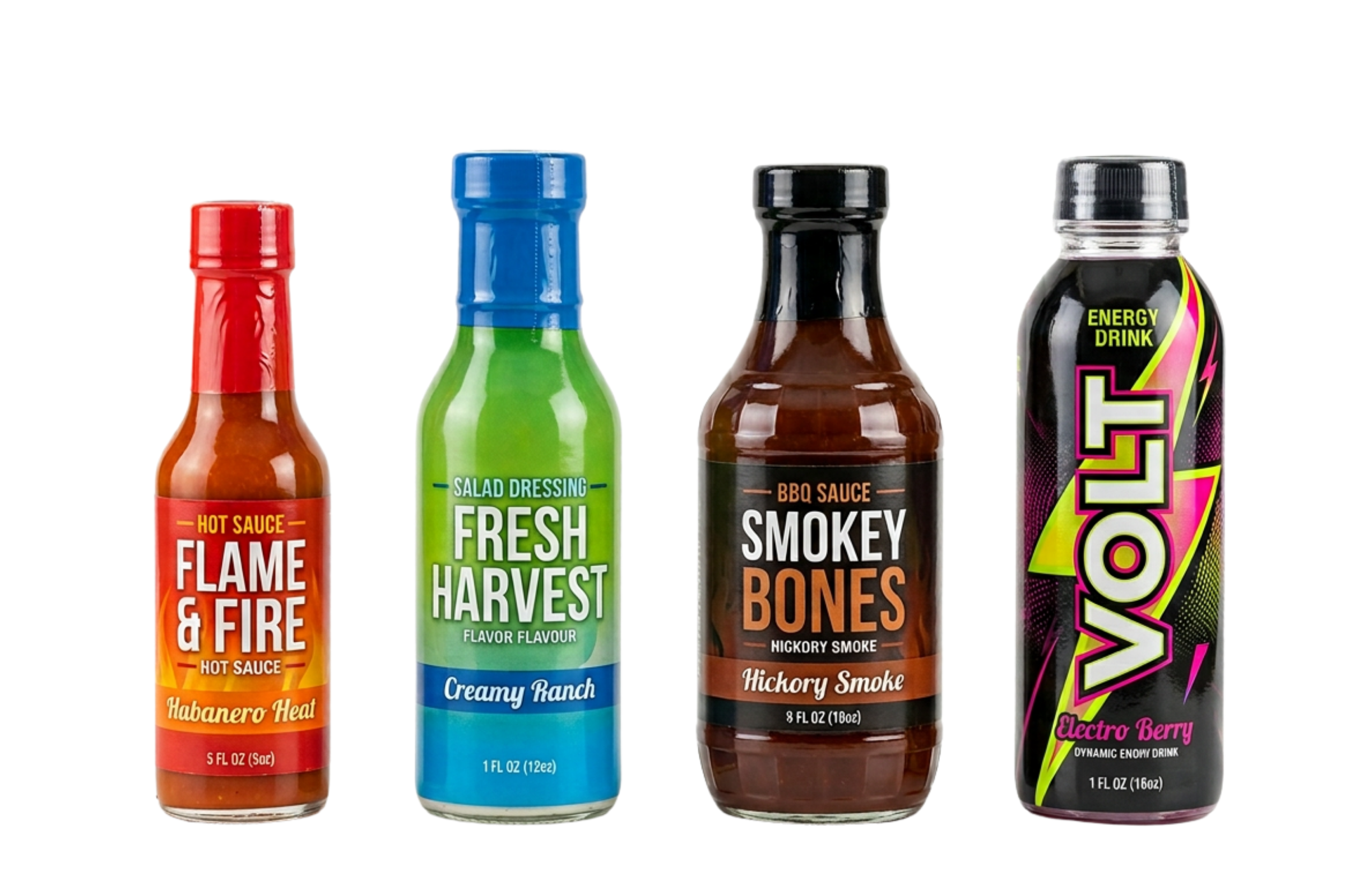 Heat shrink tamper evident bands for food packaging jars and sauce bottles