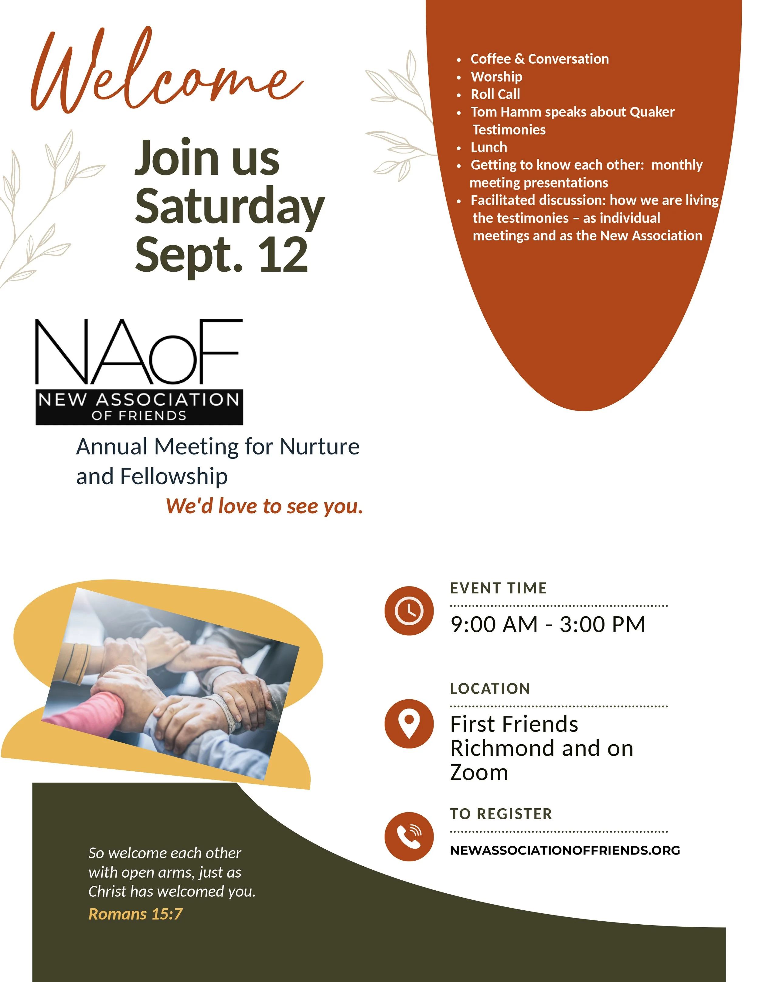 Annual Meeting for Nurture & Fellowship
