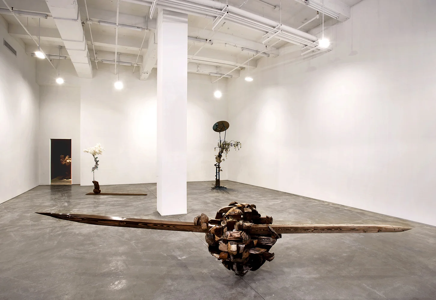 Installation view “ To See the Moon in Exile” at solo show at Harris-Lieberman Gallery, New York, NY (2007)