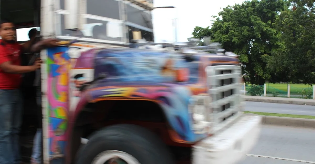 Panama Bus on the move.
