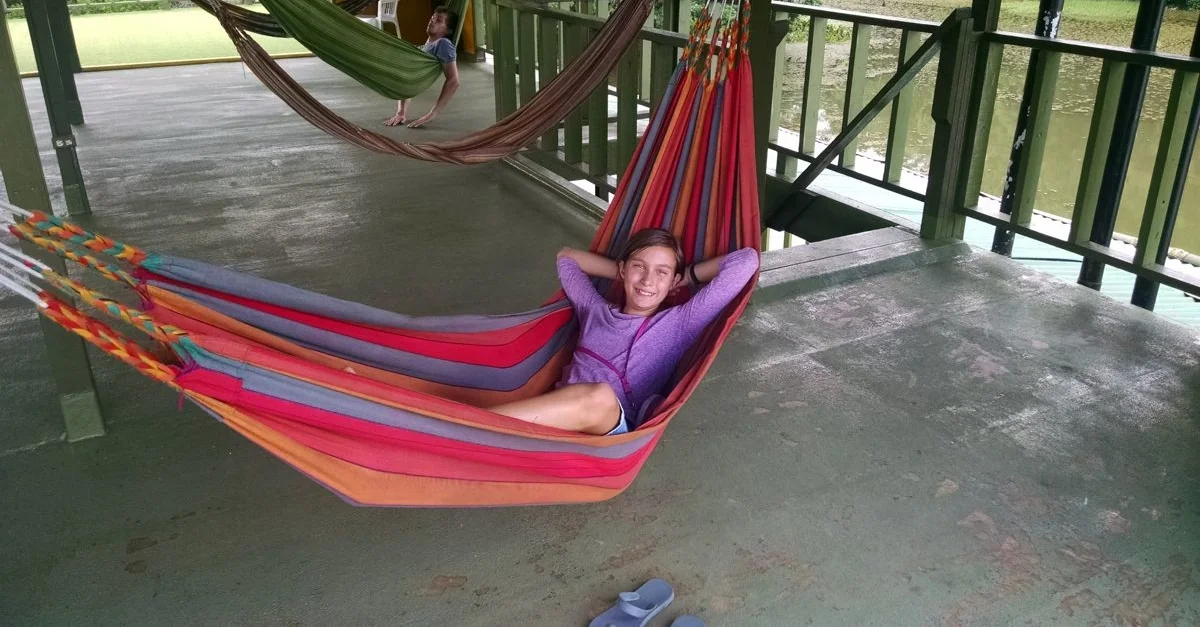 Relaxing at Jungleland