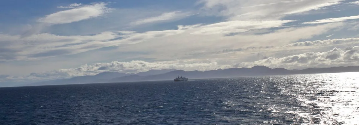 Across the Cook Strait