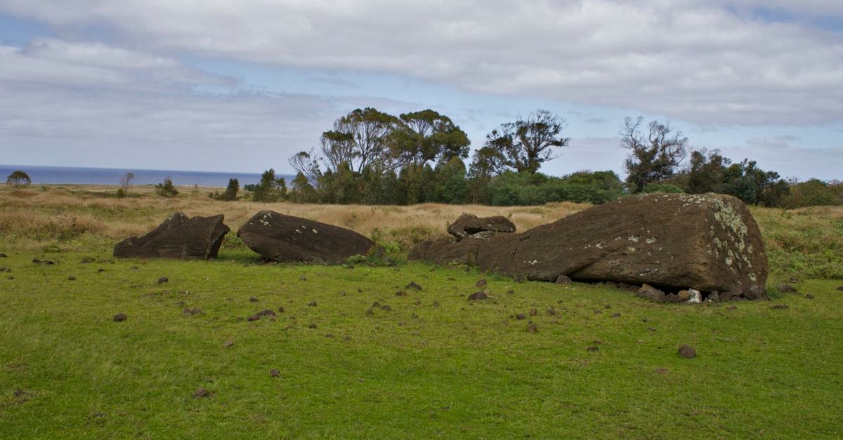 Fallen Moai