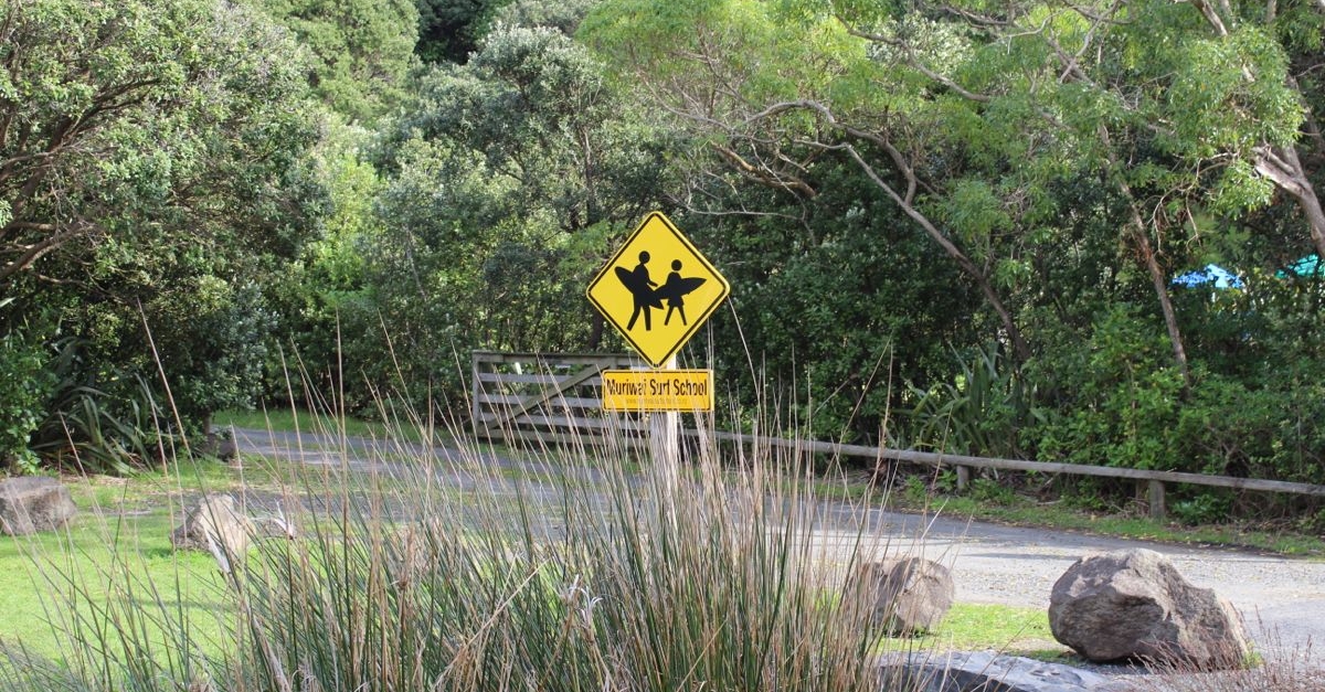 Watch out for surfers.