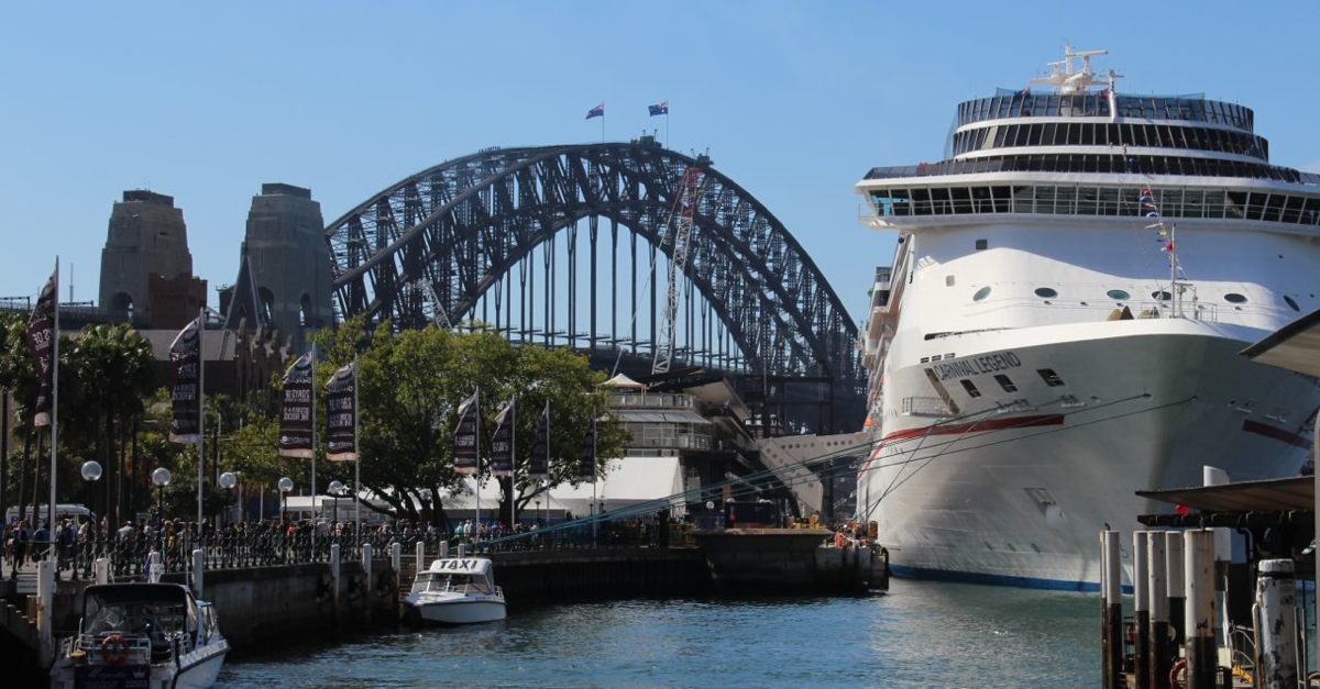 Harbour Bridge with Carnival Legend