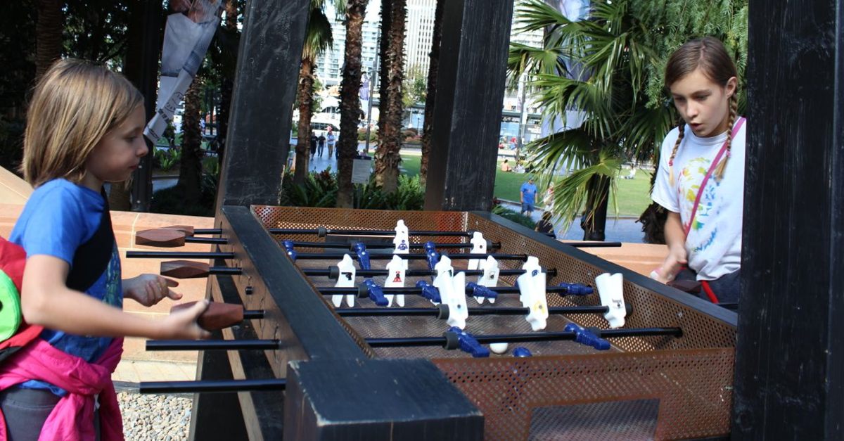 Foosball in The Rocks