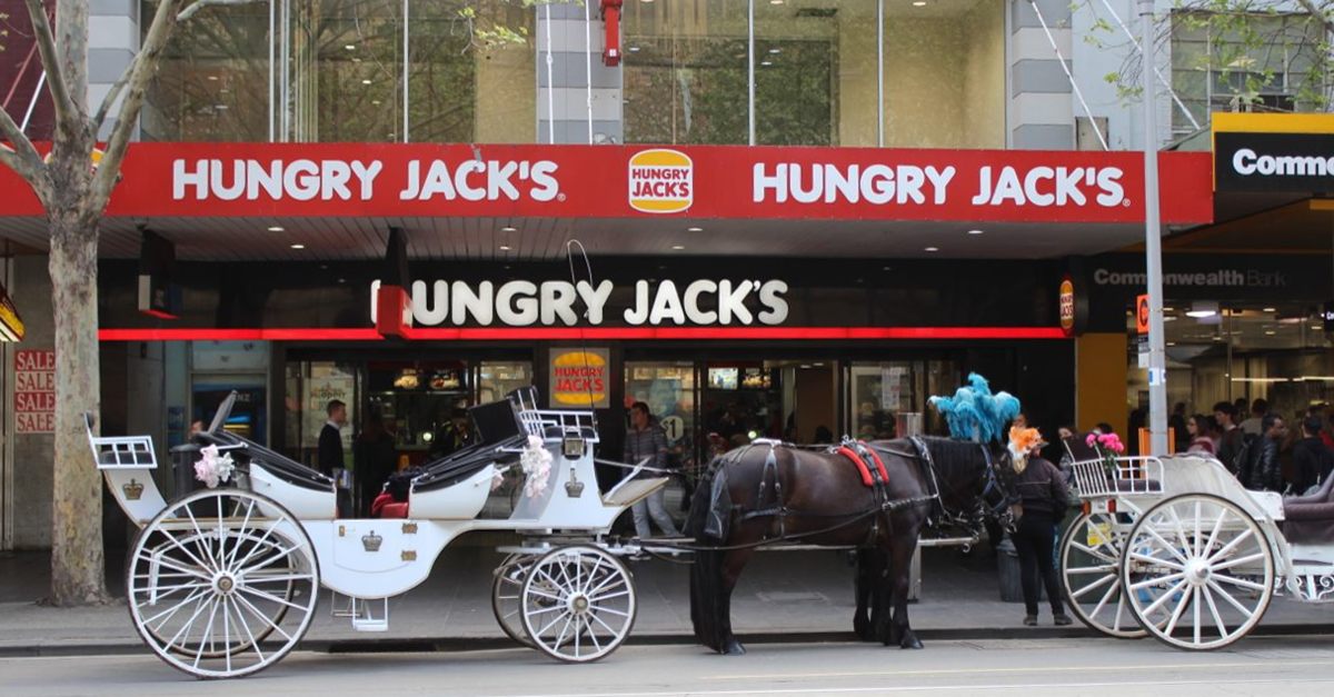 Hungry Jacks, Horses